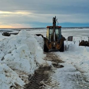 Vialidad Provincial realizó la apertura del camino hacia las Estancias La Mayona y Las Perdices