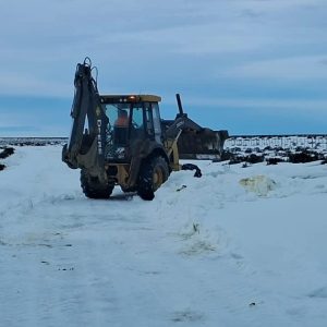 Vialidad Provincial realizó la apertura del camino hacia las Estancias La Mayona y Las Perdices