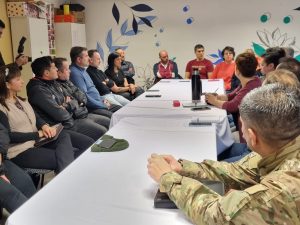Fuerte presencia del Gobierno Provincial en la Cuenca Carbonífera ante las alertas meteorológicas