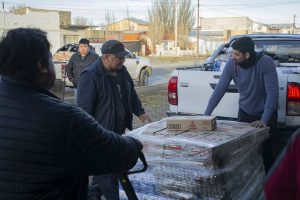 Desarrollo Social envió asistencia a las localidades afectadas por el deshielo