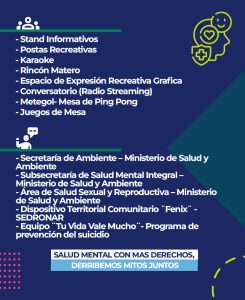 Este sábado, las juventudes se comprometen con la salud mental