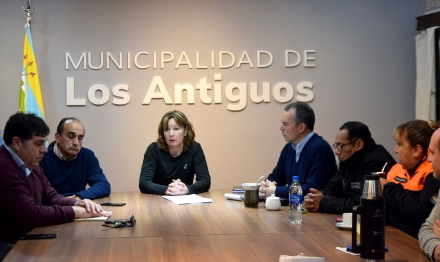 El COE Provincial arribó a Los Antiguos: “Venimos a trabajar en equipo”