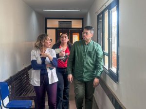 Salud: autoridades supervisan mejoras en hospitales de Caleta Olivia, Pico Truncado y Las Heras