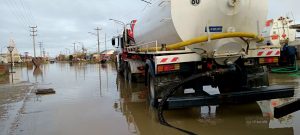 COE de Provincia: Articula acciones para asistir a los vecinos que fueron damnificados por las lluvias en Río Gallegos