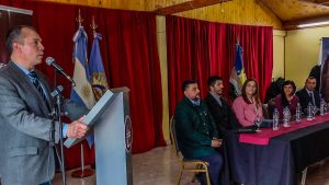 El Gobierno Provincial estuvo presente el acto protocolar por el 51º Aniversario de Tres Lagos