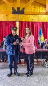 El Gobierno Provincial estuvo presente el acto protocolar por el 51º Aniversario de Tres Lagos