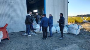 Georgión en Puerto Santa Cruz: “Se nota la inversión y el trabajo en conjunto en la planta de separación de residuos”
