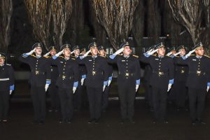 Claudio Vidal participó del izamiento homenaje al General San Martín