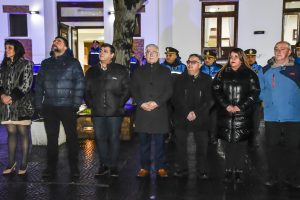Claudio Vidal participó del izamiento homenaje al General San Martín