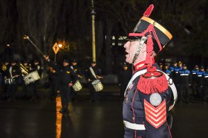 Claudio Vidal participó del izamiento homenaje al General San Martín