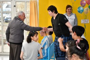Semana Sanmartiniana: Granaderos visitan diferentes escuelas de Río Gallegos