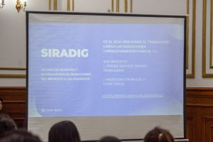 El Gobierno brindó capacitación sobre el formulario 572 - SIRADIG  a los gremios