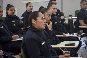 Dictaron taller sobre violencia intrafamiliar para estudiantes de la Escuela de Policía