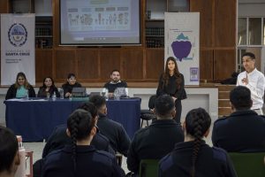 Dictaron taller sobre violencia intrafamiliar para estudiantes de la Escuela de Policía