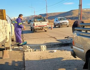 Vialidad realiza tareas de mantenimiento en 28 de Noviembre