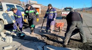 Vialidad realiza tareas de mantenimiento en 28 de Noviembre