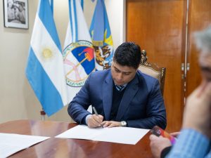 Plan de obras: Vidal firmó convenio con el Municipio de Río Turbio
