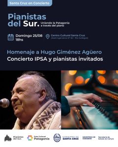 Estudiantes y Profesores del Instituto Provincial Superior en Arte se presentarán en el Ciclo “Pianistas del Sur”