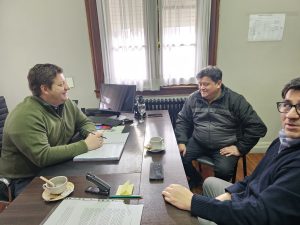 Luxen recibió al vocal electo por los activos en la Caja de Servicios Sociales