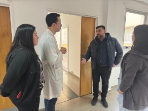 Salud: Visita y relevamiento en el Hospital Lombardich de San Julián