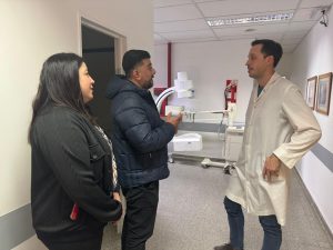 Salud: Visita y relevamiento en el Hospital Lombardich de San Julián