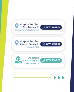 Afiliados de Pico Truncado y Puerto Deseado dispensarán medicación diabética únicamente en hospitales