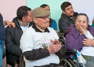 Residentes del Zumalacarregui presentes en la promesa de los Ecoguardianes