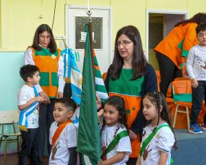 Residentes del Zumalacarregui presentes en la promesa de los Ecoguardianes