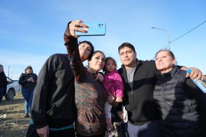 Vidal supervisó la obra de agua para 150 familias del Barrio Hípico de Caleta Olivia