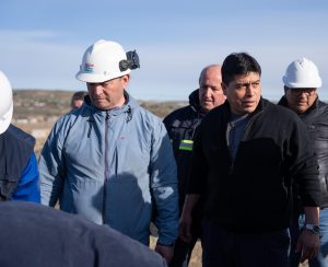 Vidal supervisó la obra de agua para 150 familias del Barrio Hípico de Caleta Olivia