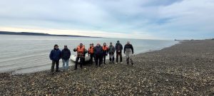 Guardapescas de Santa Cruz completan curso de timonel náutico en Río Gallegos