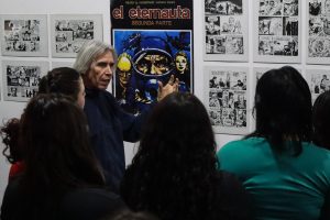 Vuelve la Muestra Retrospectiva del dibujante Solano López al Centro Cultural Santa Cruz