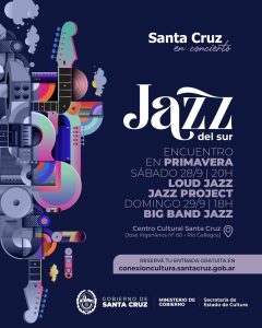 Se presentará “Jazz del Sur” en el Centro Cultural Santa Cruz