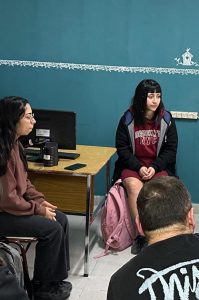 Educación se reunió con estudiantes en Caleta Olivia