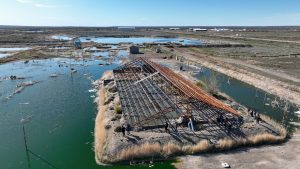 El Gobierno y el municipio de Las Heras avanzan con obras claves de saneamiento