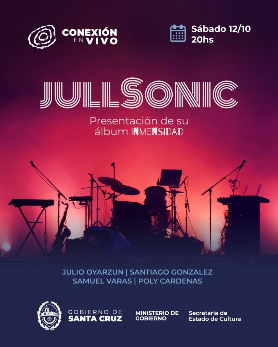 Conexión en Vivo: Jullsonic presenta su álbum "Inmensidad" en el Centro Cultural Santa Cruz