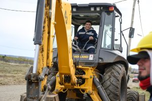 El Gobierno inició una obra de red de gas de más de mil metros en Río Gallegos