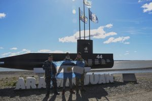 Tibaldi: “Estoy haciendo la travesía, inspirado en los 44 compañeros que me acompañan desde el cielo”