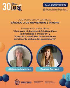 Cultura anunció los primeros escritores confirmados para la Feria Provincial del Libro 2024