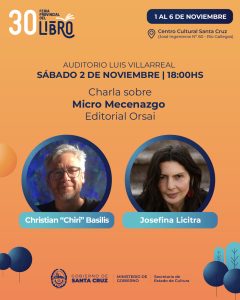 Cultura anunció los primeros escritores confirmados para la Feria Provincial del Libro 2024