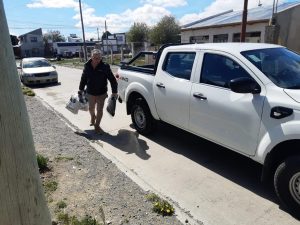 Río Gallegos: Brindaron acompañamiento social a familias del Barrio del Carmen