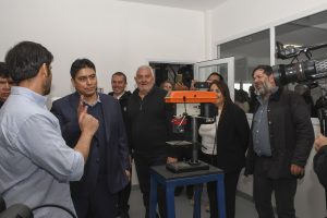 Vidal inauguró el Taller de Innovación Educativa de la Escuela del Viento