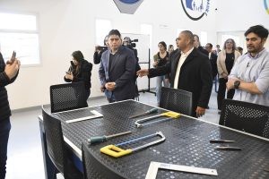 Vidal inauguró el Taller de Innovación Educativa de la Escuela del Viento