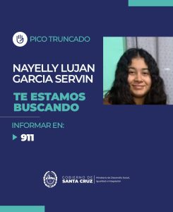 Caso Nayelly: Continua la búsqueda de la menor desaparecida en Pico Truncado