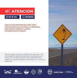 Alerta Naranja: Circulación restringida para todo tipo de vehículos en Santa Cruz