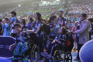 Más de 300 deportistas estuvieron presentes en la fiesta inaugural de los Juegos Nacionales Evita 2024