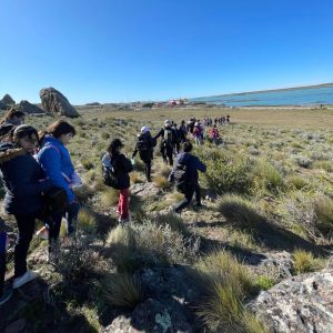 Estudiantes de la EPP N°66 participaron de una visita guiada al territorio Lawen