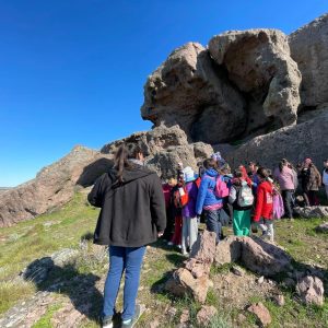 Estudiantes de la EPP N°66 participaron de una visita guiada al territorio Lawen