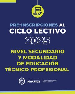 Pre-inscripciones al Ciclo Lectivo 2025: conocé el cronograma de toda la provincia