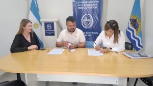 Se firmó el Convenio Integral de Limpieza con la Municipalidad de Caleta Olivia